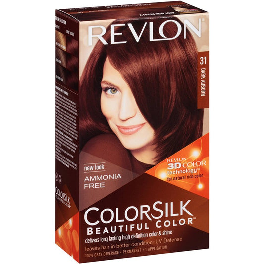 Revlon Hair Colour Silk, Dark Auburn