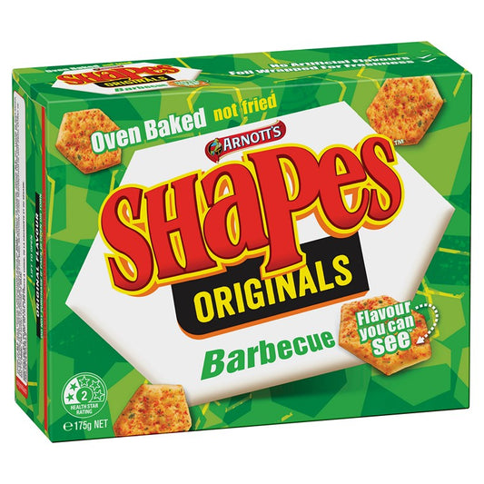 Arnotts BBQ Shapes, 175g