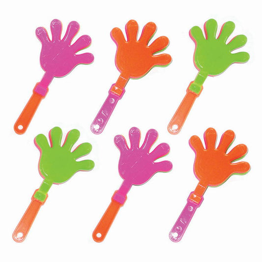 Party Favour Hand Clappers, 6pk