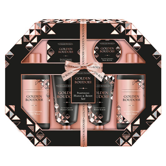 Golden Boudoir Pampering Hand & Body Set