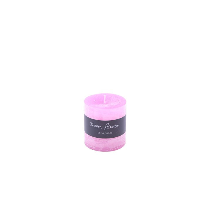 Pillar Candle, Velvet Rose, Small