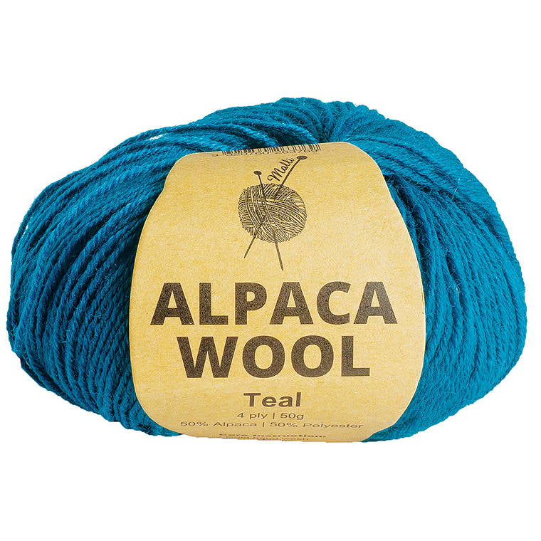 Alpaca Wool, Teal