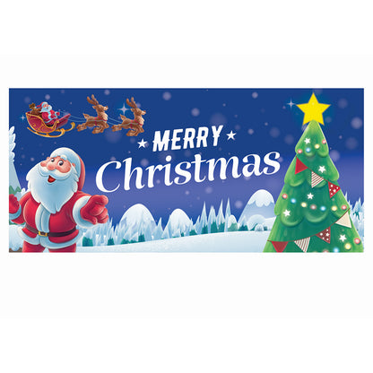 Christmas Garage Door Banner, Asstd