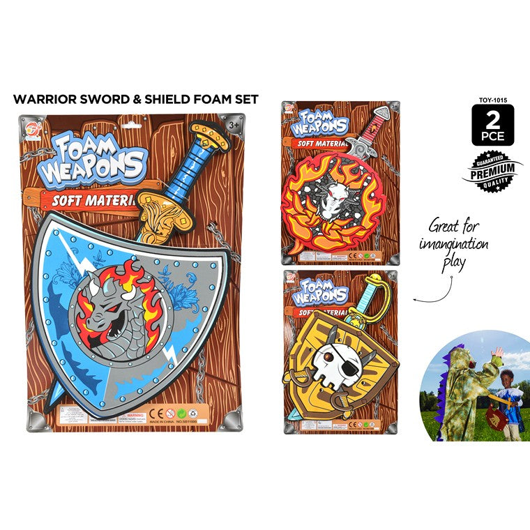 Warrior Sword & Shield Foam Set, 2pce