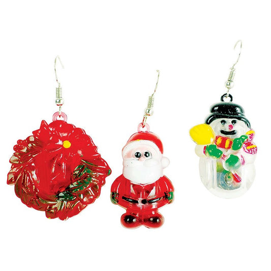 Christmas Flashing Earrings