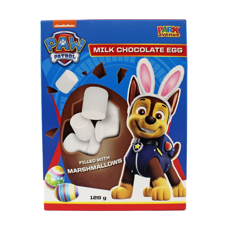 Paw Patrol Milk Chocolate Easter Egg w/ Surprise Candy, 128g