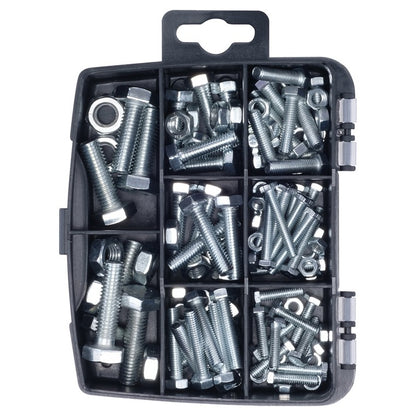 Fasteners & Fixings, Hex Head Nuts & Bolts, 112pc