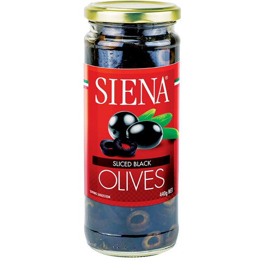 Black Sliced Olives, 440gm