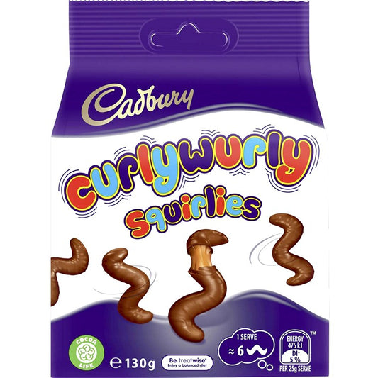 Cadbury Curly Wurly Squirlies, 130g