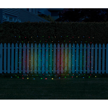 Solar Net Light, Multi Colour, 250 LED