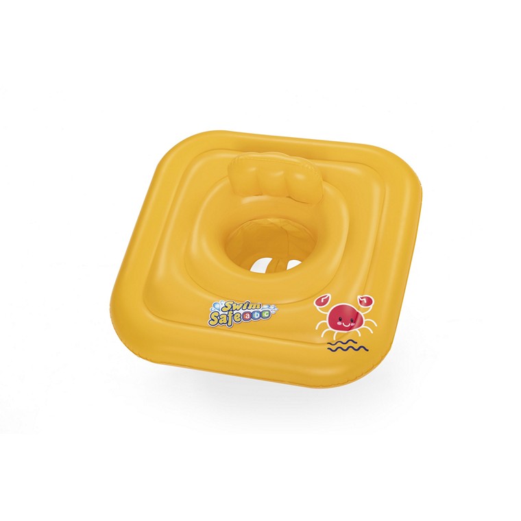 Swim Safe ABC WonderSplash Square 3-Ring Inflatable Baby Boat Float