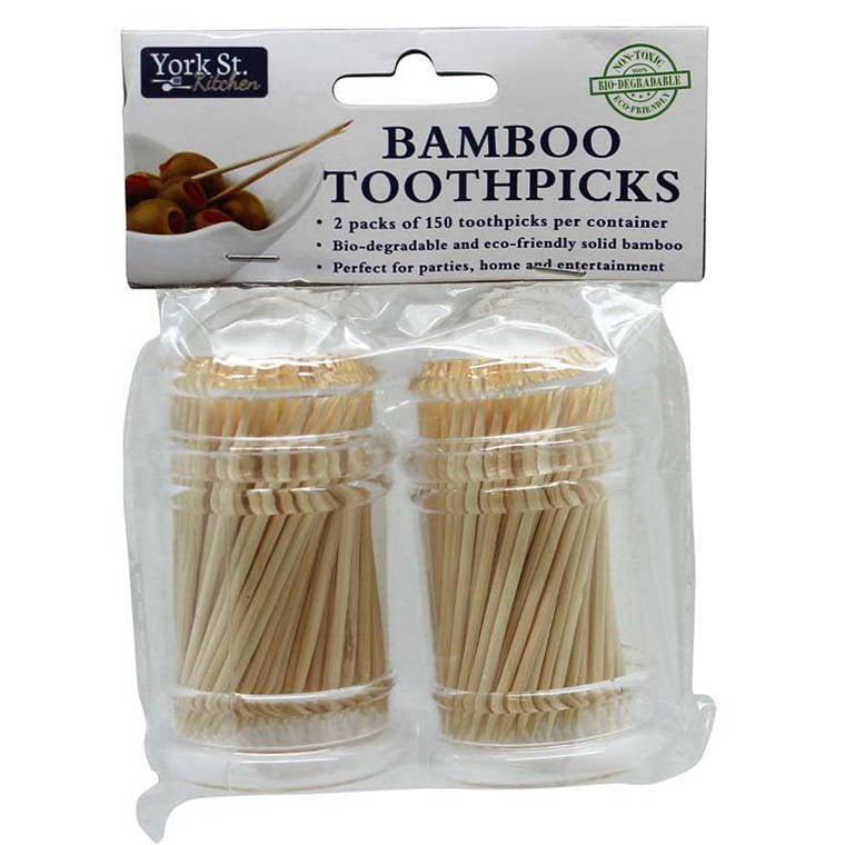 Toothpicks in Premium Case, 150pcs, 2pk