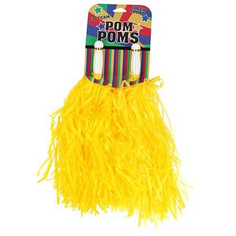 Pom Pom, 2pk, Yellow