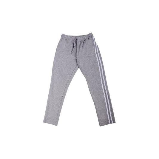 Wide Leg Track Pants, Grey Marle, Size S