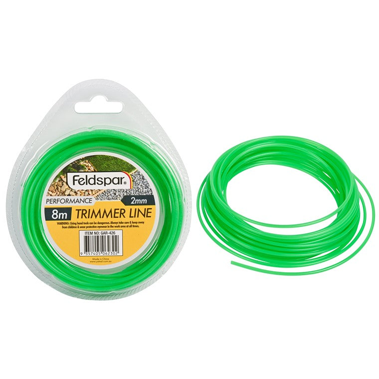 Garden Trimmer Line, Green, 8m