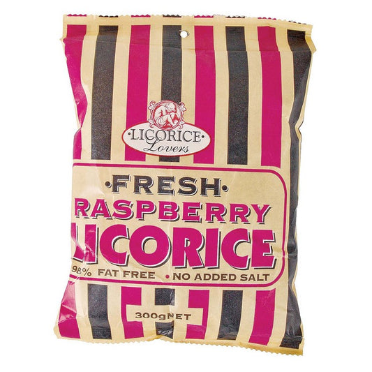 Liquorice Lovers Soft Raspberry Liquorice, 300gm