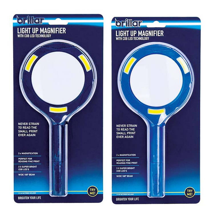 COB LED Lighterd Magnifying Glass