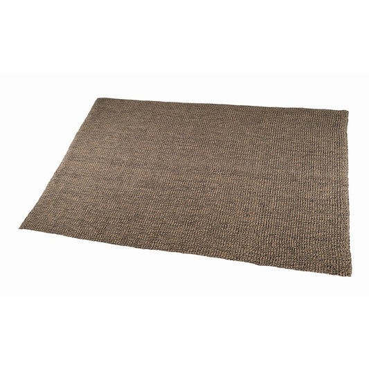 Lota Natural Black Jute Cotton Rug, 133 x 180cm