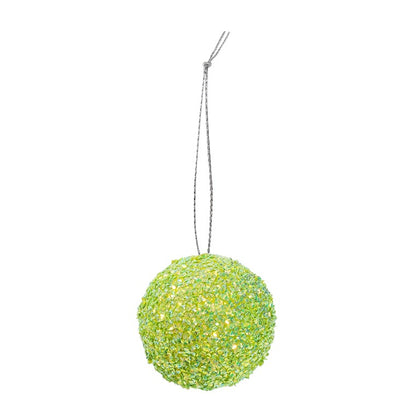 Iridescent Gleaming Bauble, 8cm, Asstd