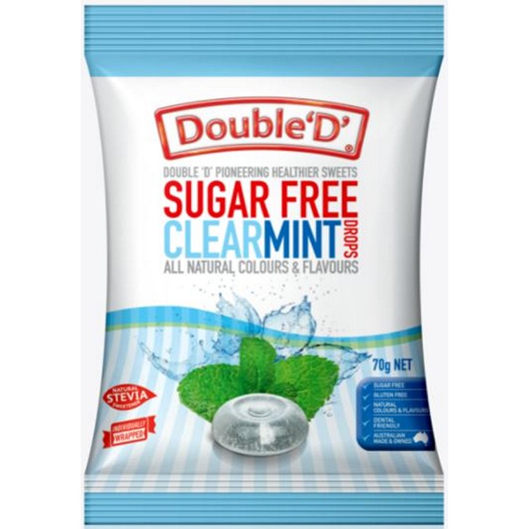 DD Sugar Free Clear Mints, 70gm