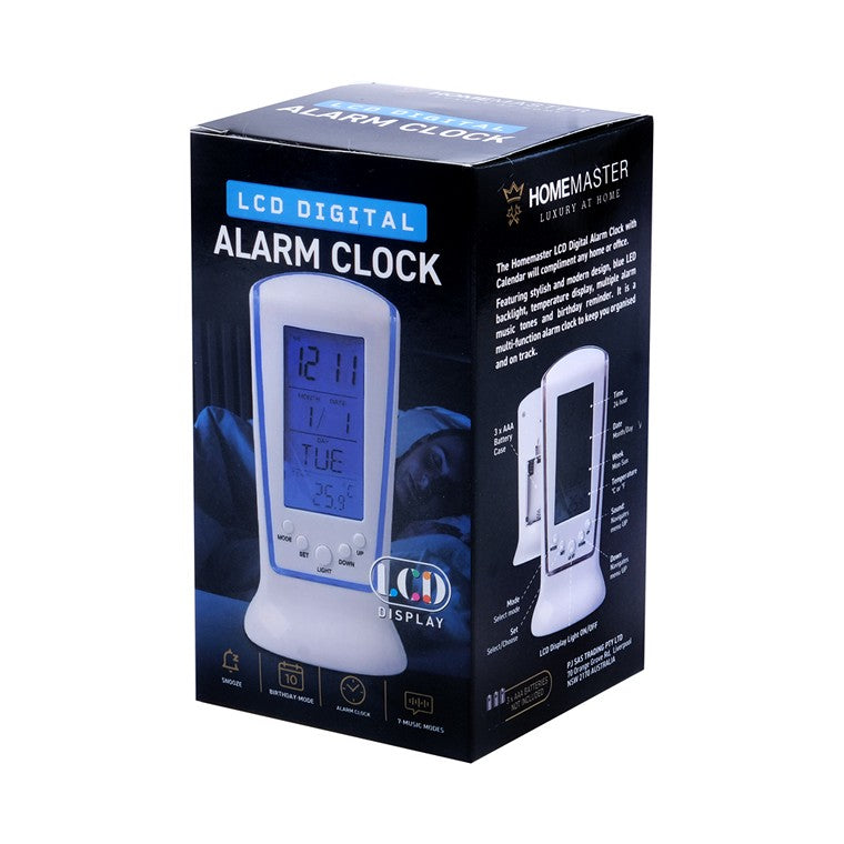 Alarm Clock, LCD Digital