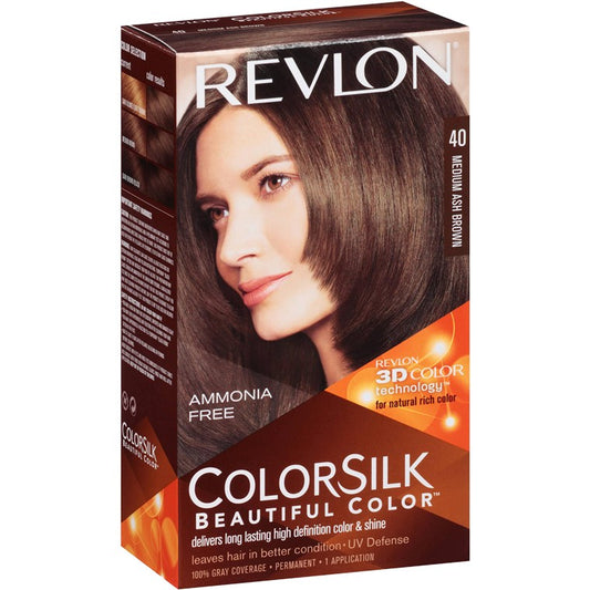 Revlon Hair Colour Silk, Medium Ash Brown