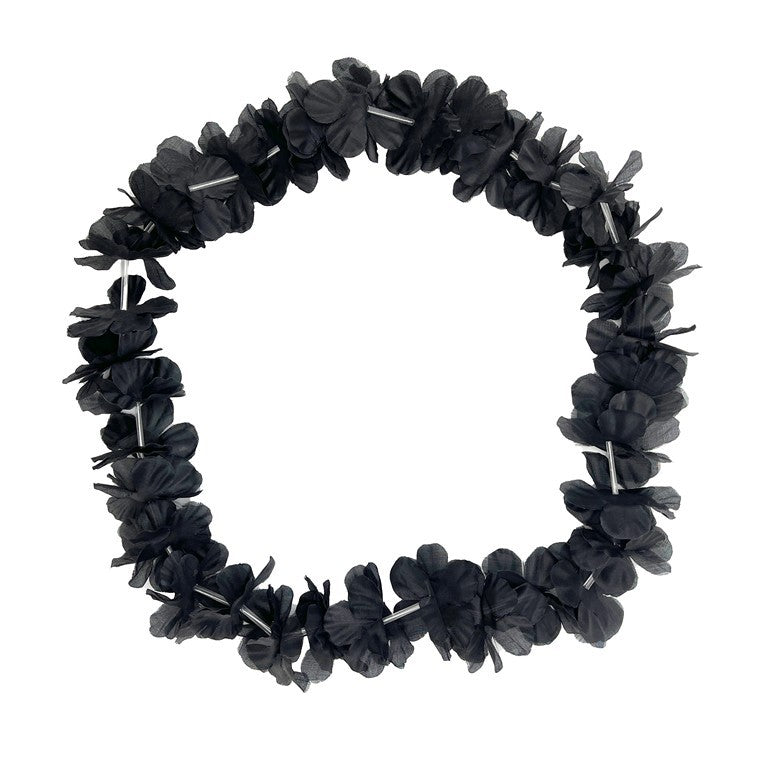 Party Flower Lei, Black