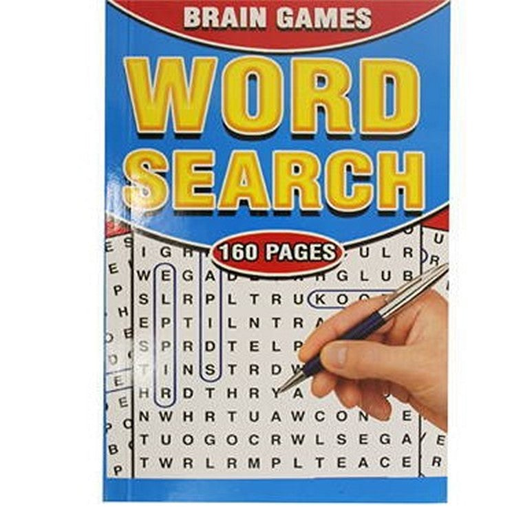 A5 Word Search, Brain Games, 160pgs