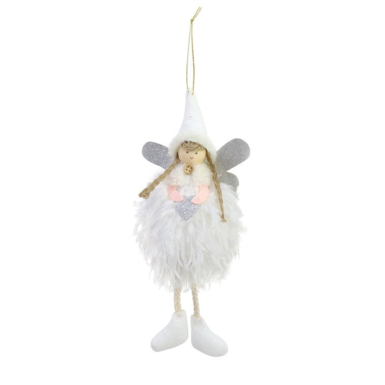 Hanging Fairy Feathery Dress, 25cm, Asstd