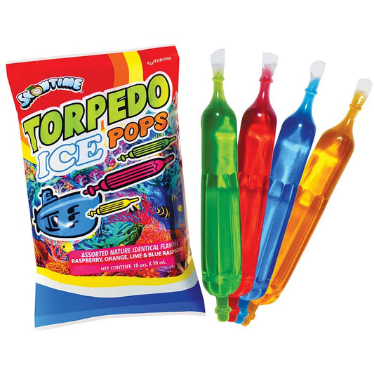 Snowtime Torpedo Ice Pops, 10pk