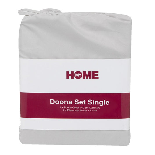 My Home Microfibre Doona Set, Single, Lunar