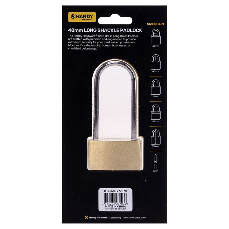 Long Brass Padlock