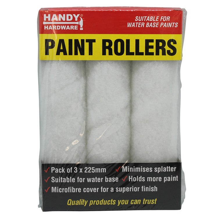 Paint Rollers, 3pk, Water Based