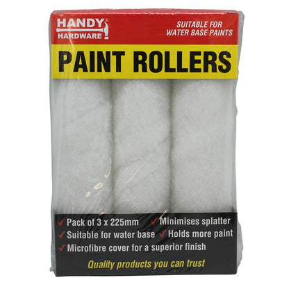 Paint Rollers, 3pk, Water Based