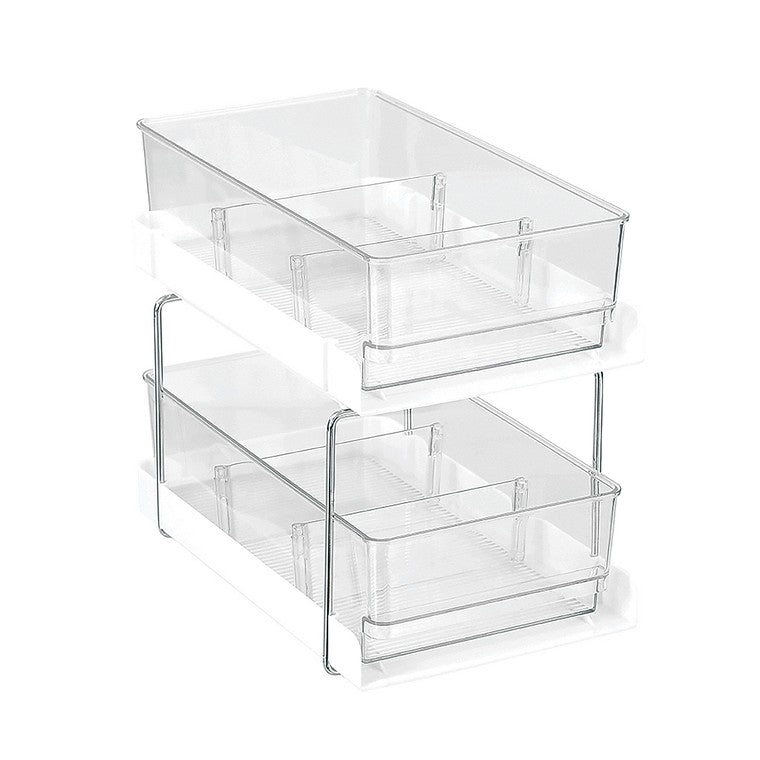 Crystal 2 Tier Drawers, 30cm