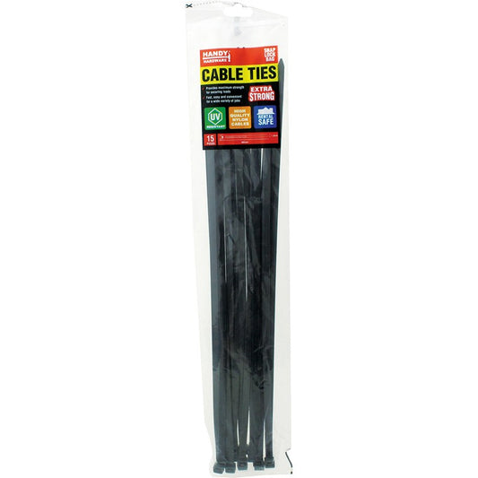 Cable Ties, Black & White, 15pk