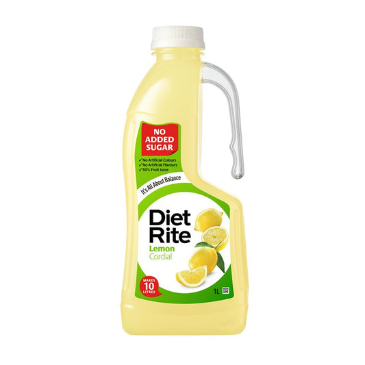 Diet Rite Concentrate Cordial, Lemon 1L