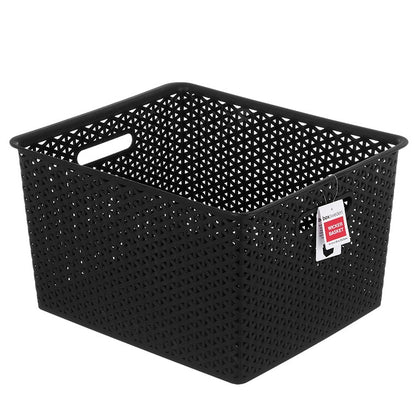 Box Sweden Wicker Design Basket, Asstd, 41.5cm