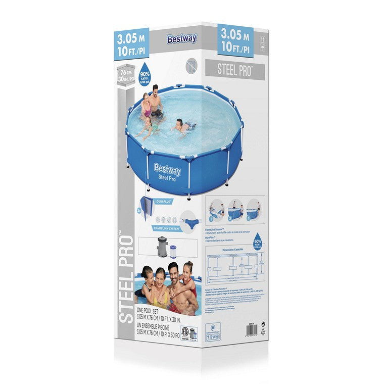 Pool Set w/ Frame, 3.05mx76cm, 10FT