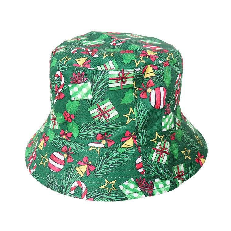 Christmas Bucket Hat Fun Patterns, Asstd