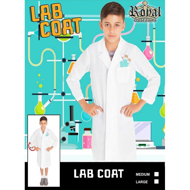 Doctors Labcoat Costume, Small