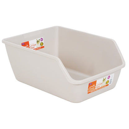 Deep Cat Litter Tray, 2 Asstd Colours