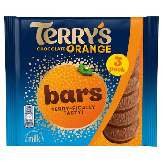 Terry's Chocolate Orange Bars, 3pk