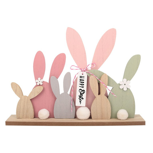 Easter Bunnies Table Deco, 30cm