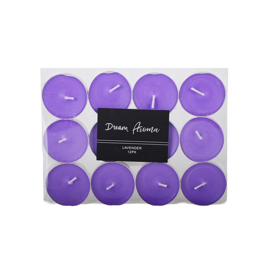 Tealight Candles, Lavender, 12pk