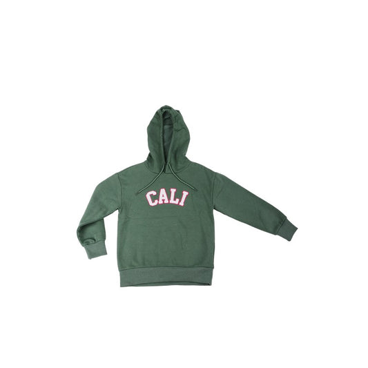 Cali College Hoodie, Sage, Size 10