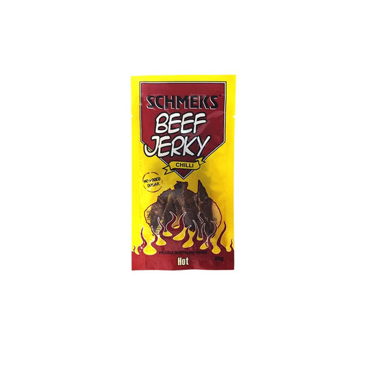 Schmeks Beef Jerky, Chilli, 20g