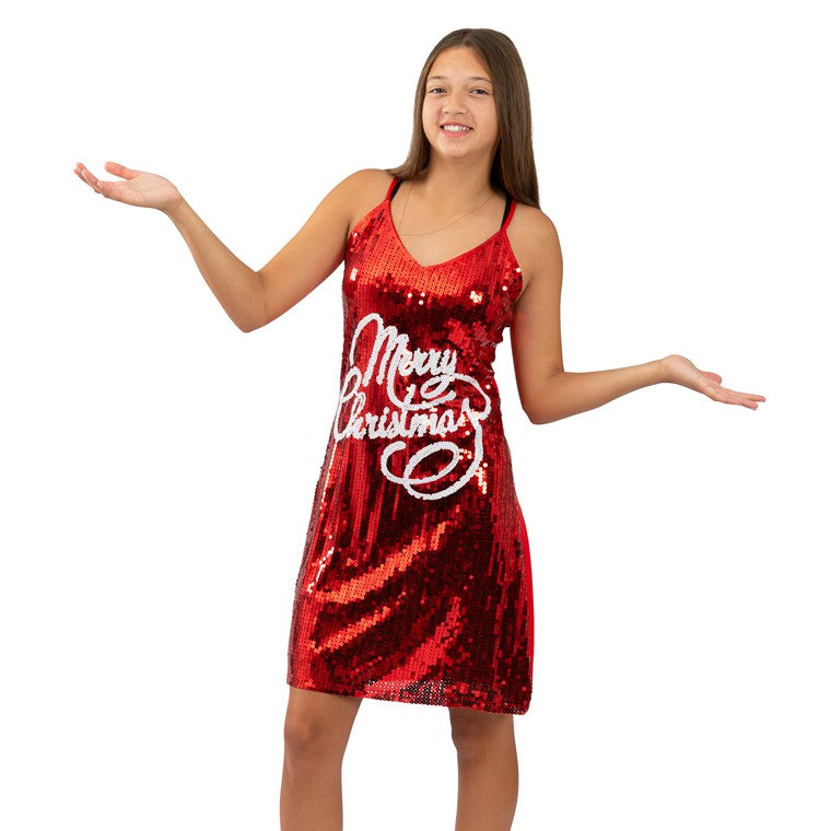 Merry Christmas, Sequin Dress