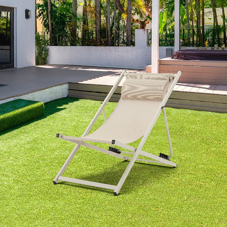 Sling Beach Chair, Asstd