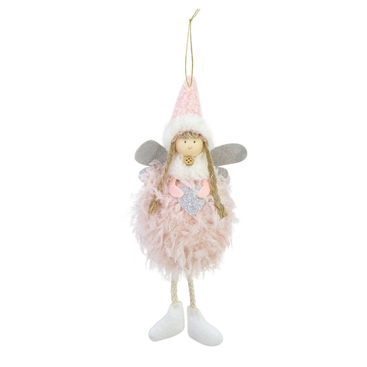 Hanging Fairy Feathery Dress, 25cm, Asstd